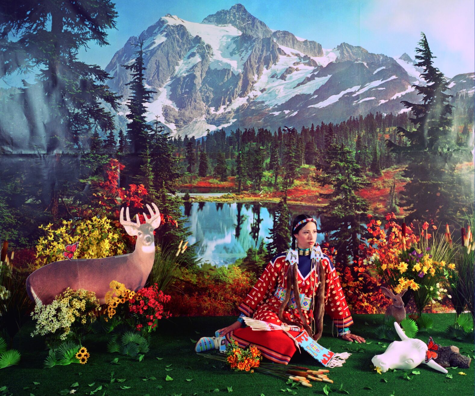 Wendy Red Star’s piece, “Indian Summer – Four Seasons”